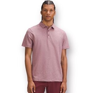 LULULEMON | Heathered Burgundy Collared Shirt